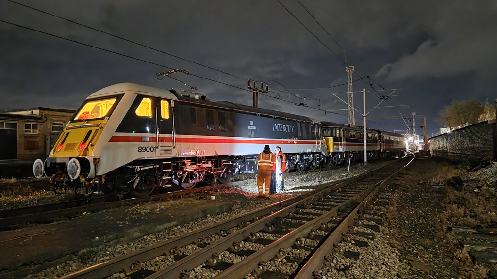 Preparing for the test run on 24 November 2025